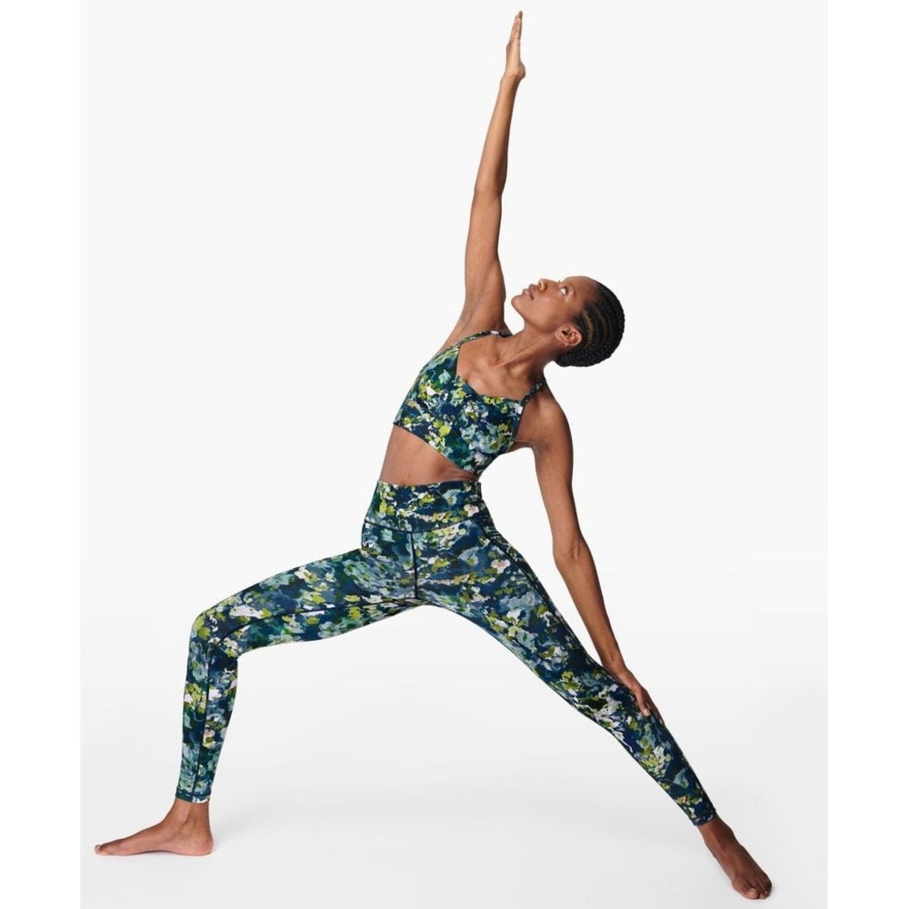 Sweaty Betty Super Sculpt Floral High-Waist 7/8 Leggings XXS NWOT Retail $108